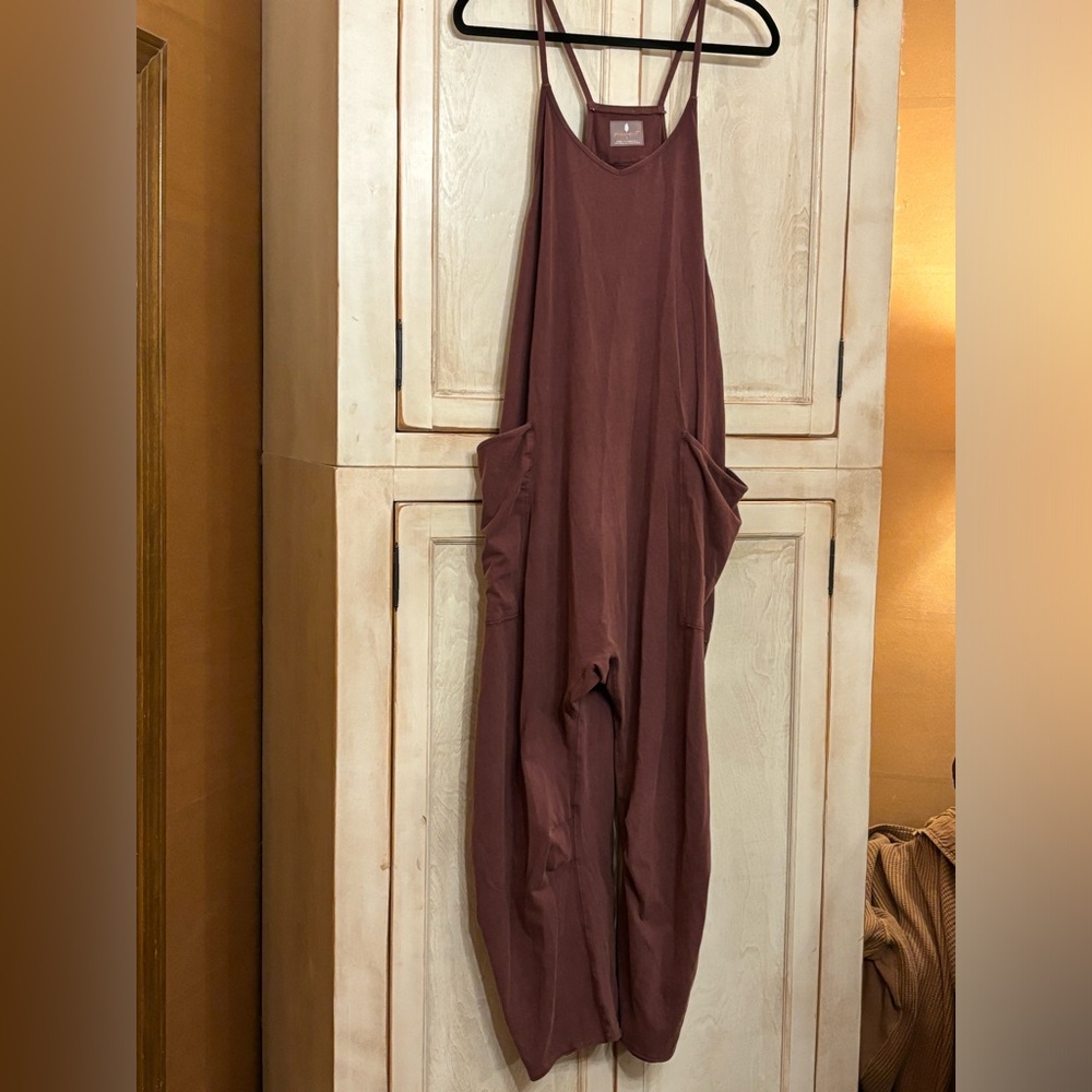 Free People Hot Shot Onesie in Pomegranate Size Large